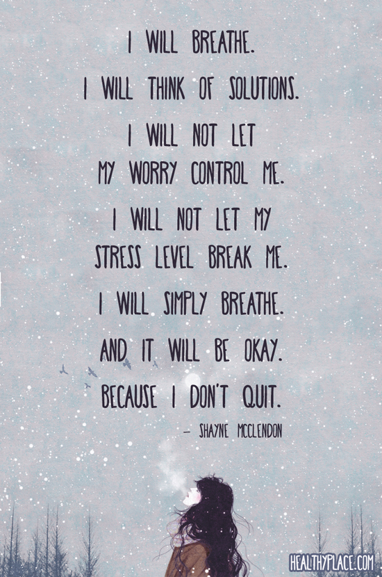 Quotes On Anxiety Healthyplace