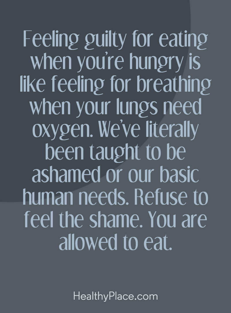Quotes On Eating Disorders Healthyplace
