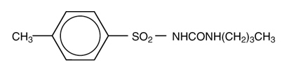 Tolbutamide Structure