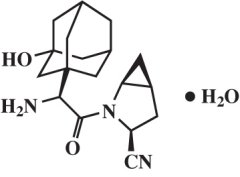 Saxagliptin Structural Formula