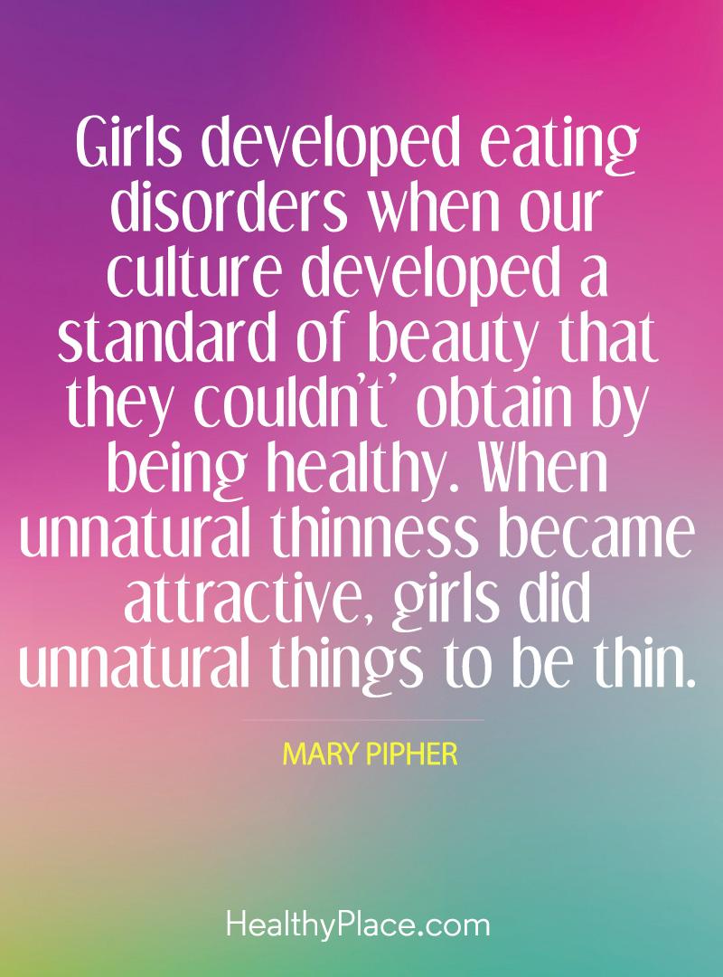 Quotes On Eating Disorders Healthyplace