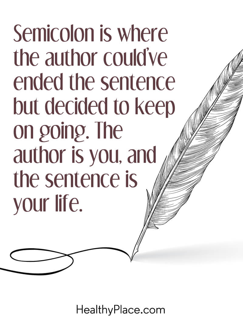 semicolon quote