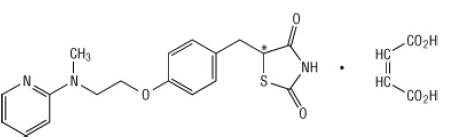 Avandia structural formula