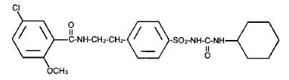 Glyburide structural formula