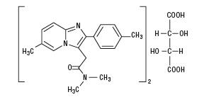 Ambien, Zolpidem Chemical Structure