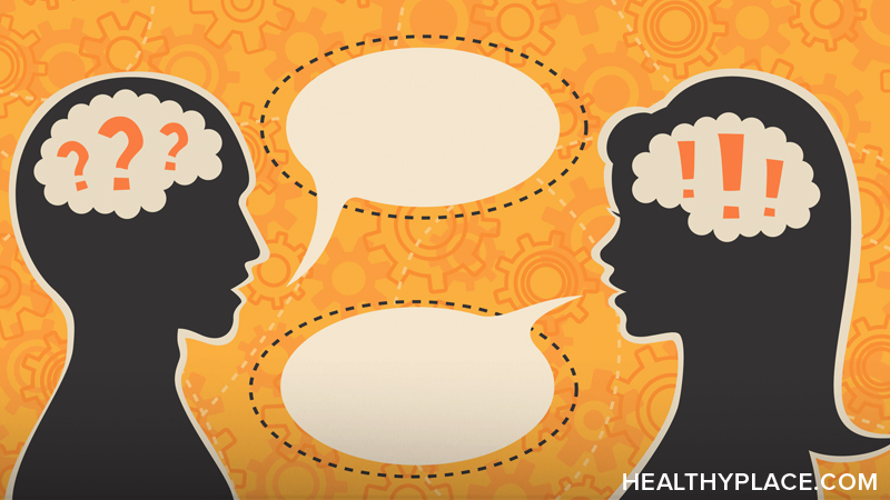 How do you talk to someone about your mental illness? Talking about mental illness can be difficult. Get suggestions at HealthyPlace