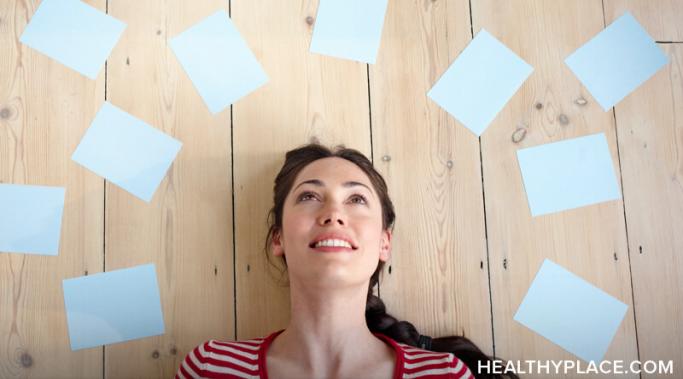 Disputing thoughts that bring you down can help you form healthy self-esteem and a positive attitude. Learn more about disputing thoughts at HealthyPlace.