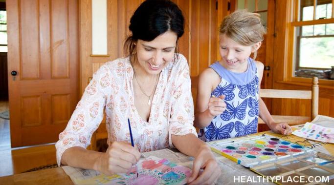 Discover the benefits of using arts-and-crafts time to treat your child's mental illness at HealthyPlace.
