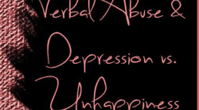 Verbal abuse and depression work together to keep you in a toxic relationship. Before you notice the depression, you'll feel unhappy. What can you do? 