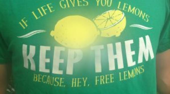 f life hands you lemons, don't panic