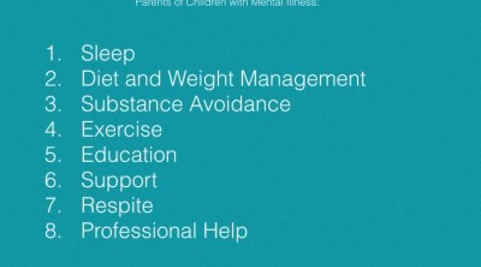 Self-care is critical for parents of children with mental illness. Use these 8 self-care tips when parenting a mentally ill child. Be the best parent you can be.