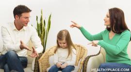 Six-year-olds whose parents displayed frequent disagreements in their relationship responded to subsequent parental conflicts with elevated distress and negative thoughts.