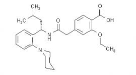 Repaglinide structural formula