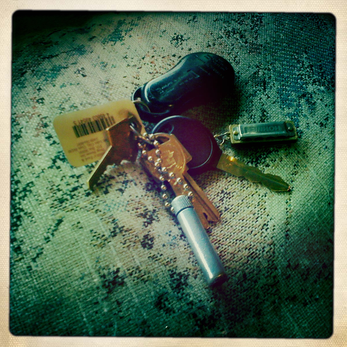 The keys that time forgot. No, wait. *I* forgot them...