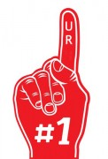 foam finger - fan finger