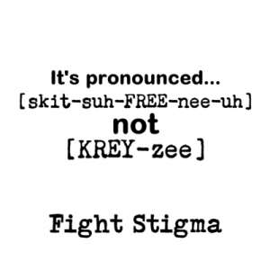 Eliminating the word schizophrenic is the first step in reducing stigma of schizophrenia.