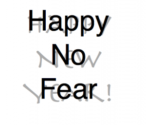 Why should you let go of anxiety in 2013? 