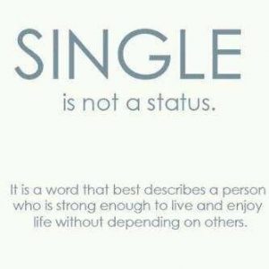 Don't let your self-worth be determined by your relationship status