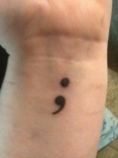 Learn about the Semicolon Project, anti-self-harm movement, that uses a semicolon to represent those who have continued in spite of self-harm struggles. 