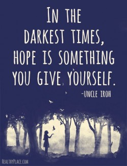 Mental health recovery requires hope in order to keep going and to press on. An absence of hope can cause despair which can signify relapse in our recovery.