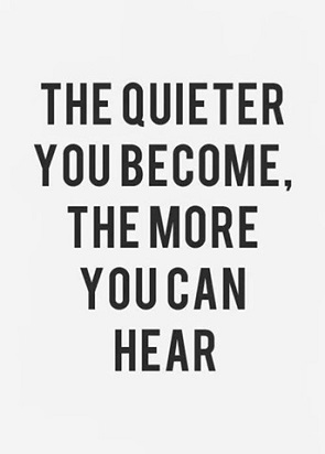 To reduce anxiety, it's important to shut up and listen with a quiet mind. When anxiety is so loud and mean, how can we shut up and listen with a quiet mind? 